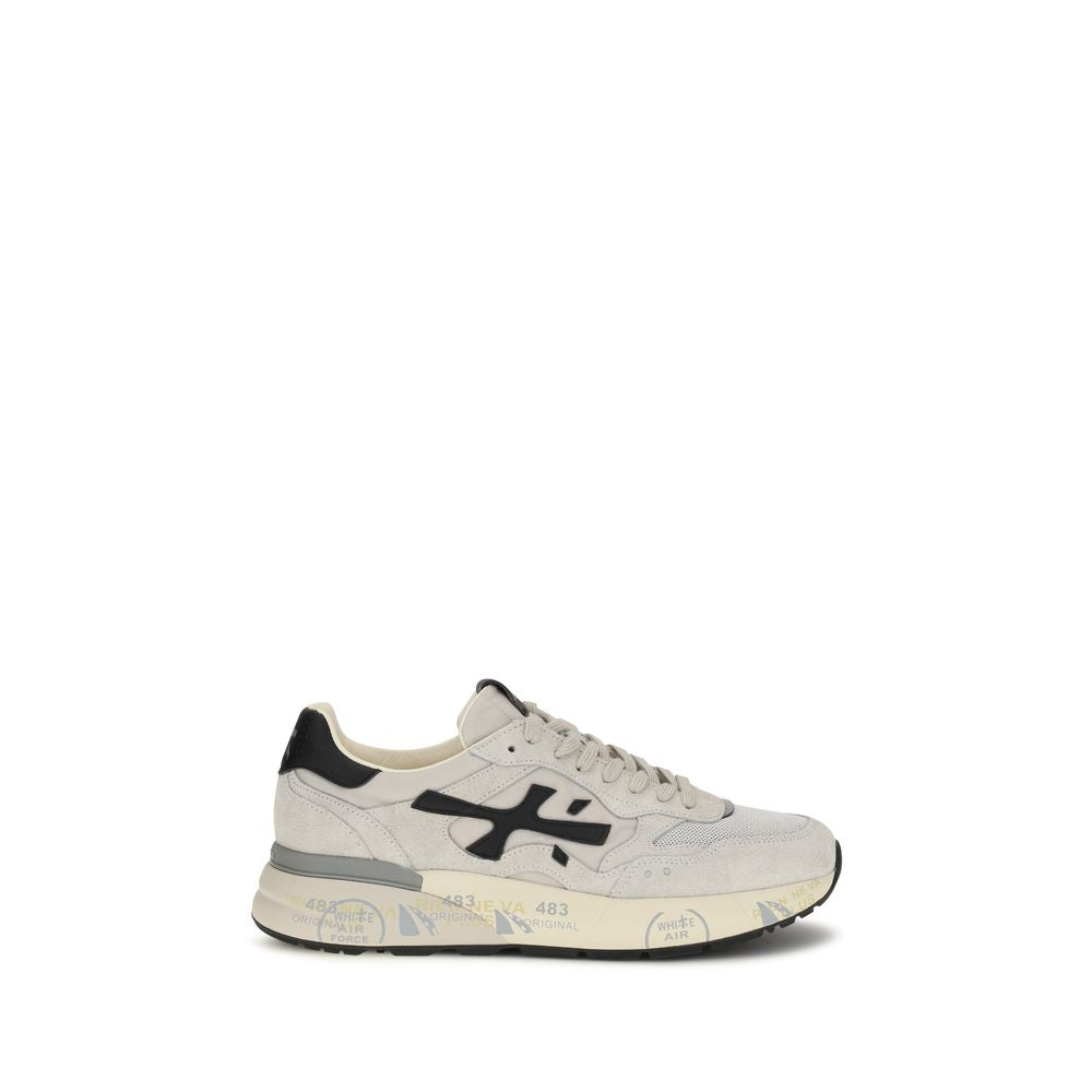 Premiata White Low Top Sneakers