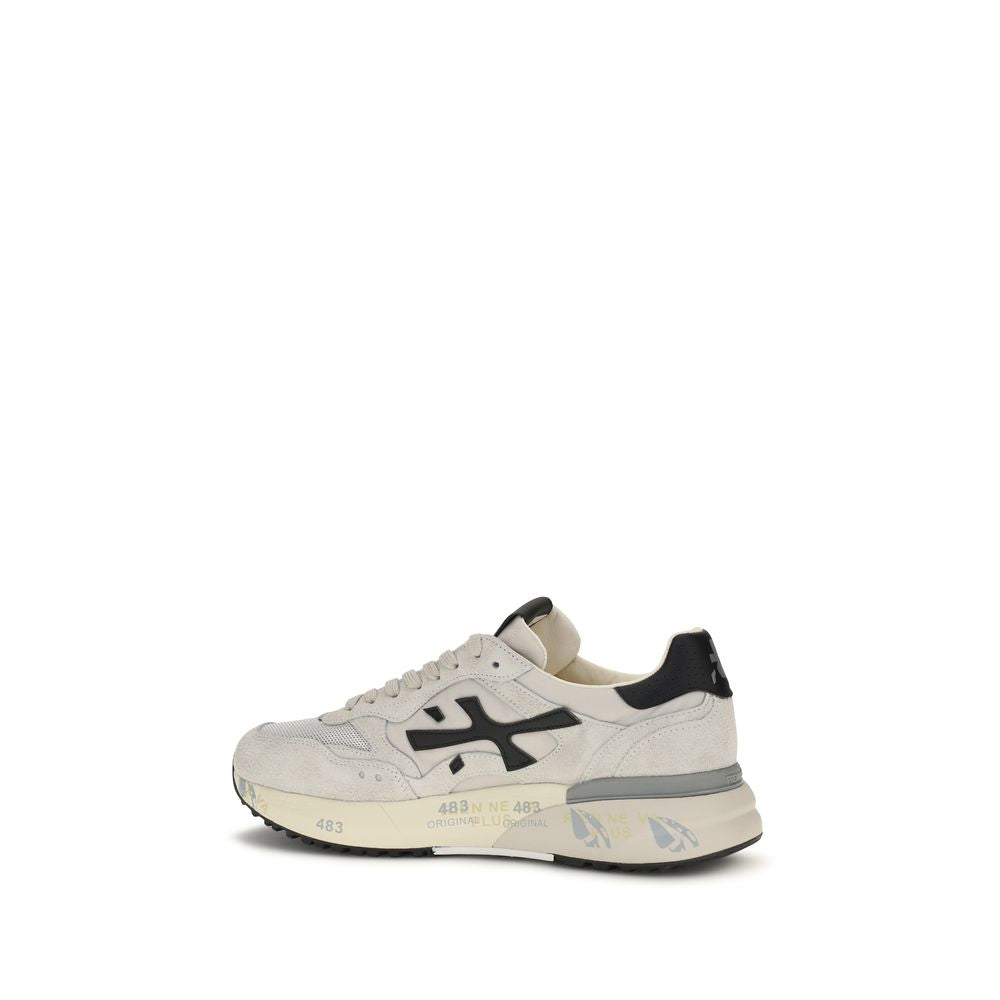 Premiata White Low Top Sneakers