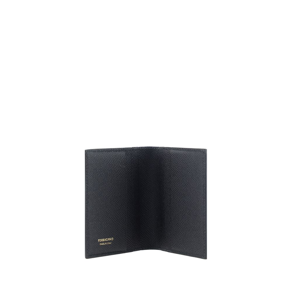 Ferragamo Black Leather Wallet