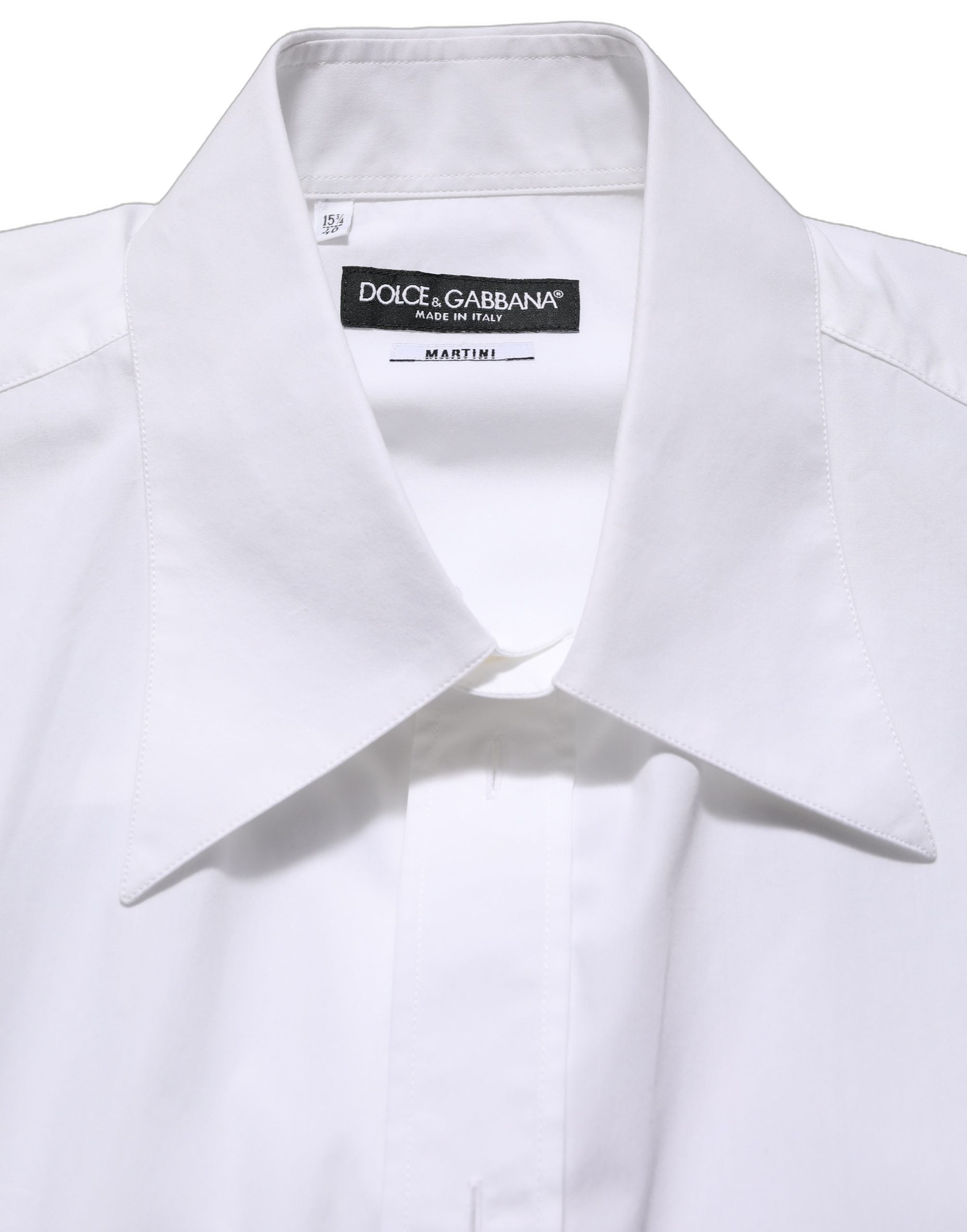 Pre-Owned Dolce & Gabbana White Cotton Sleeveless Formal Dress Shirt