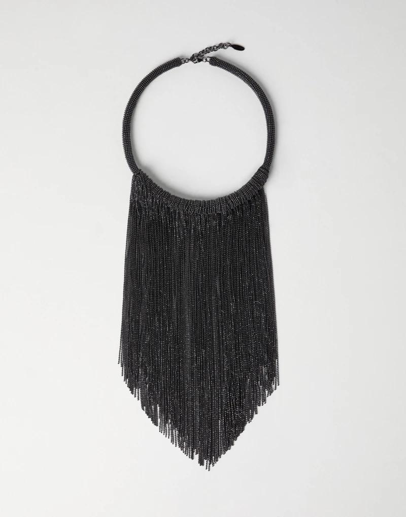 Brunello Cucinelli Gray Brass Necklace