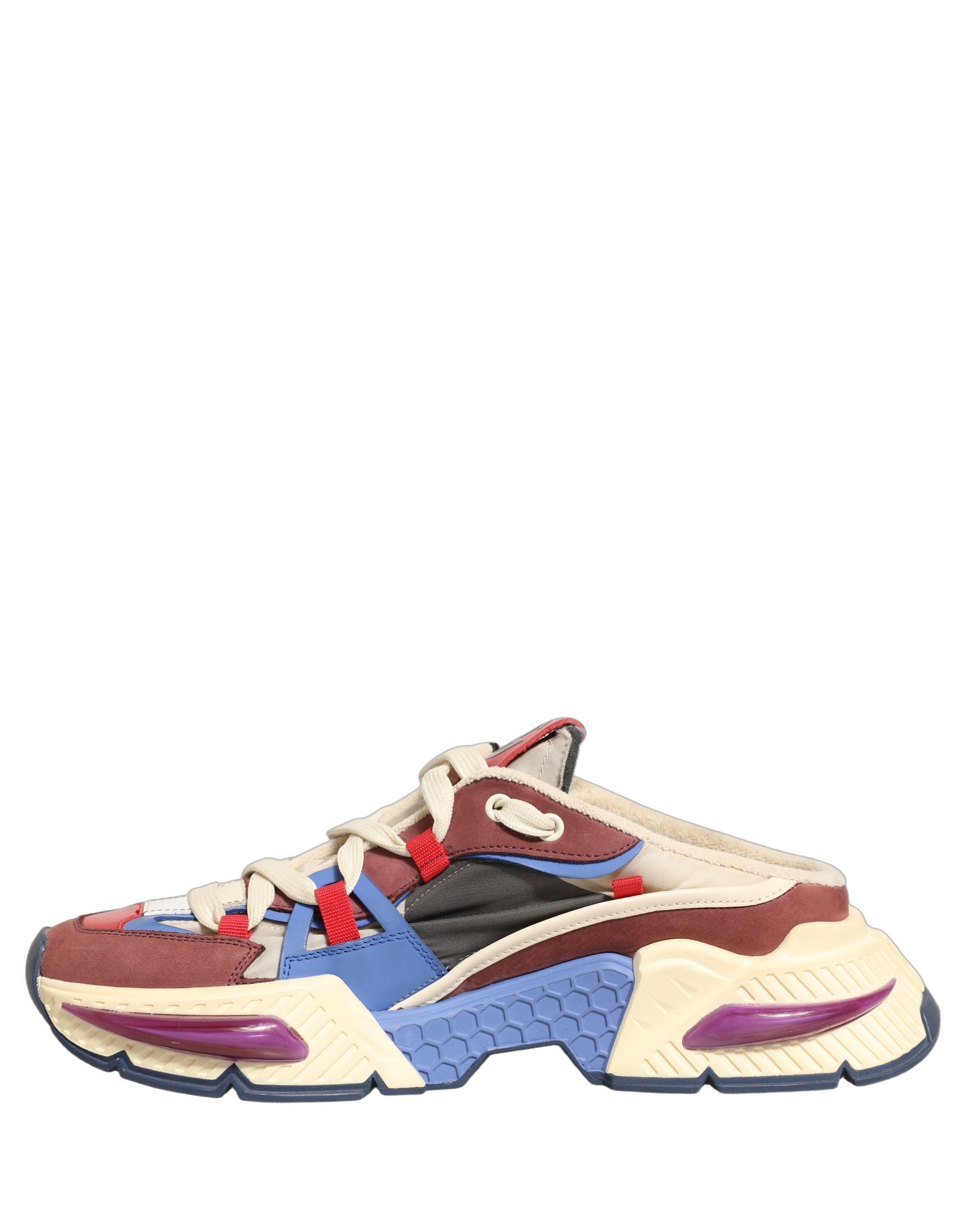Pre-Owned Dolce & Gabbana Multicolor Low Top Airmaster Sneakers Shoes