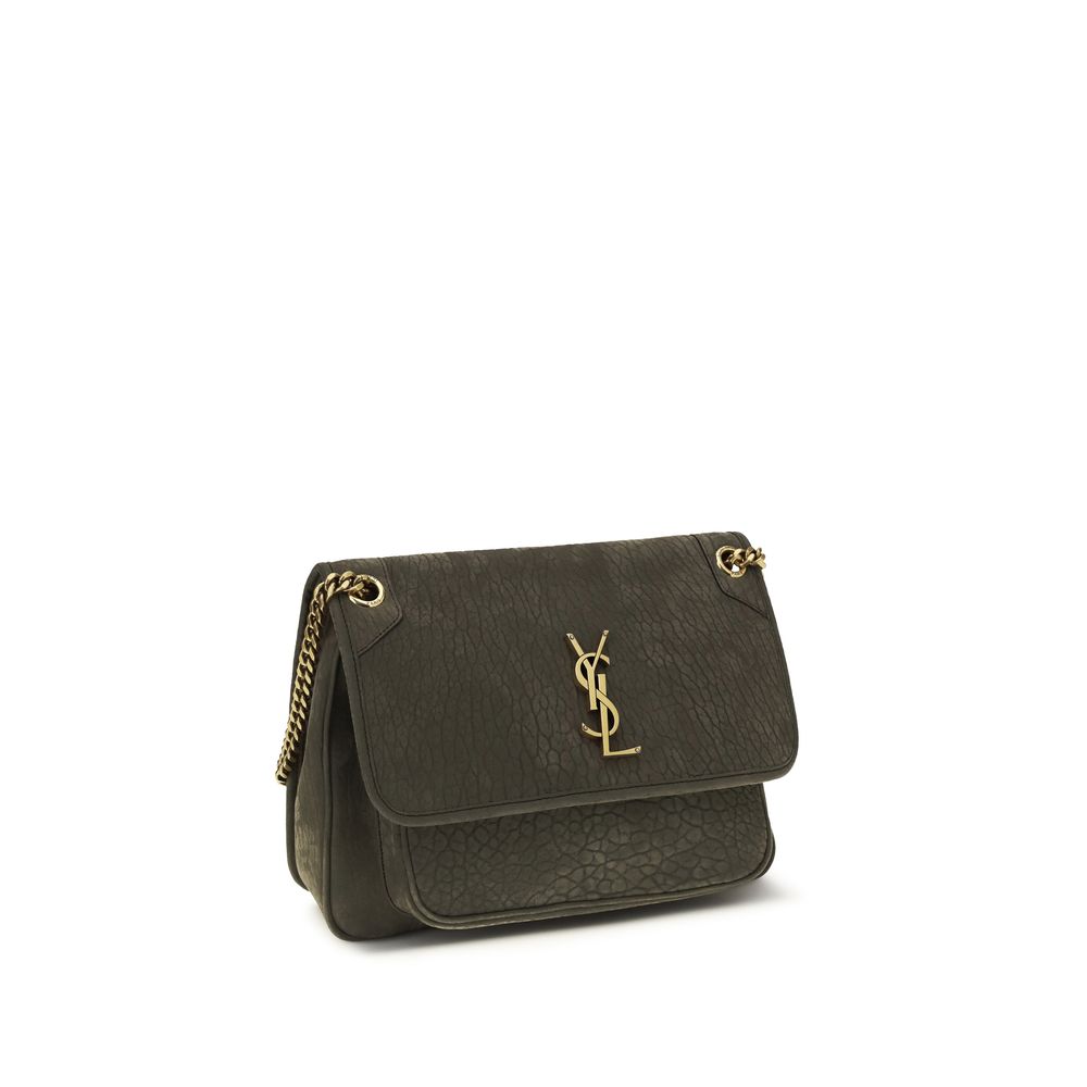 Saint Laurent Gray Aries Aries Shoulder Bag