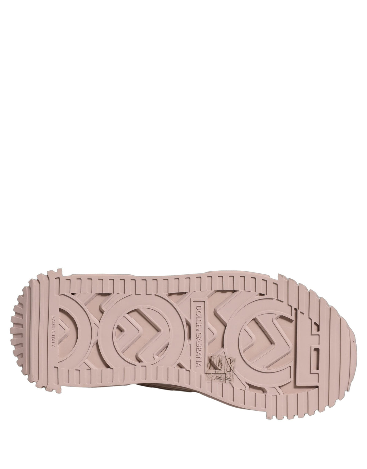 New Dolce & Gabbana Pink Lace NS1 Low Top Sneaker Sports Shoes