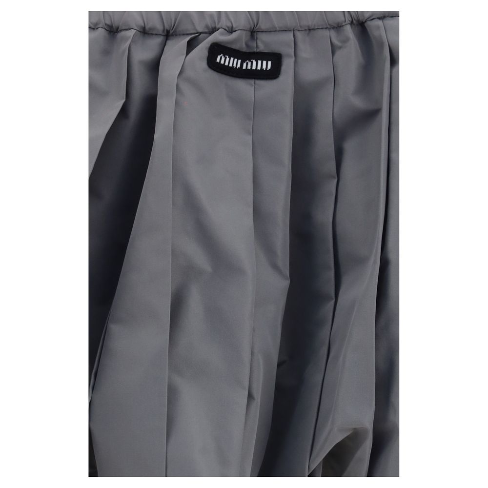 Miu Miu Gray Mini Skirt