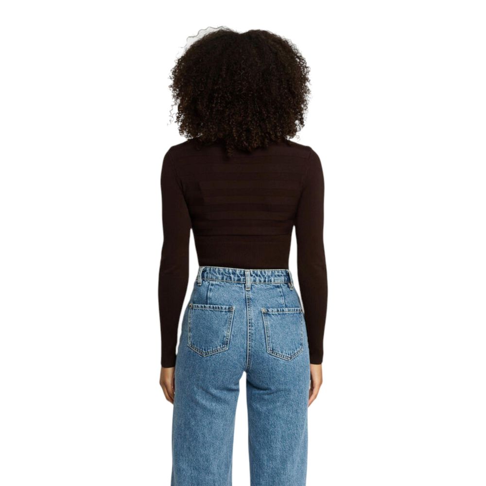 Morgan De Toi Chocolate Brown Turtleneck