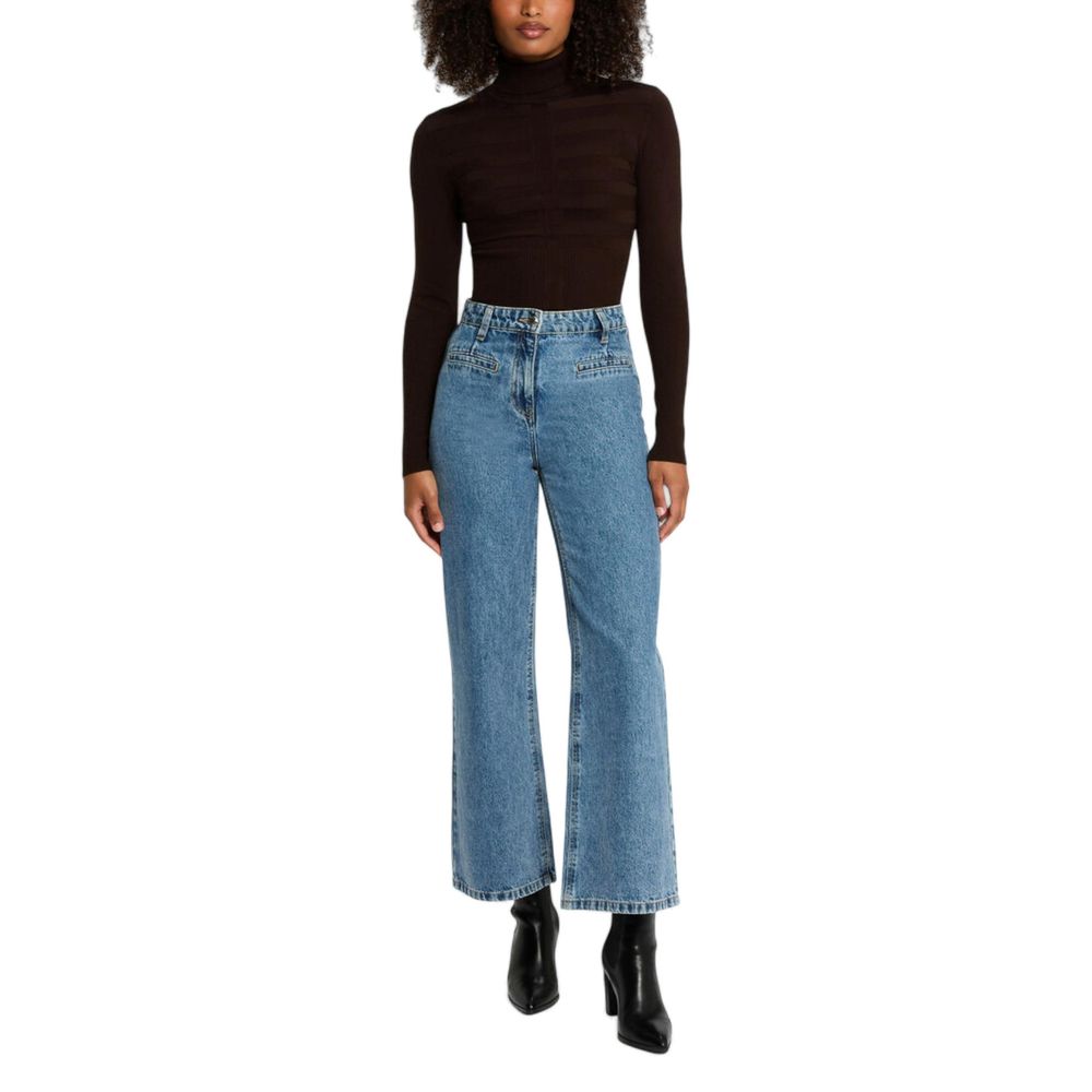 Morgan De Toi Chocolate Brown Turtleneck