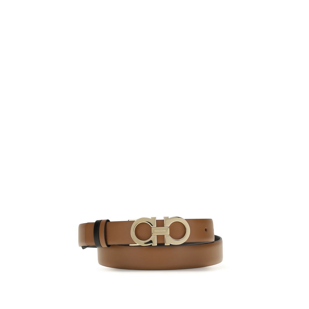 Ferragamo Brown Leather Regular Belt