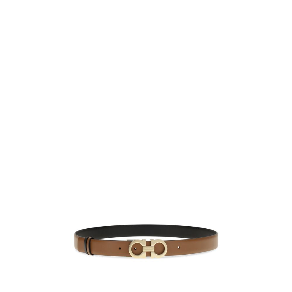 Ferragamo Brown Leather Regular Belt
