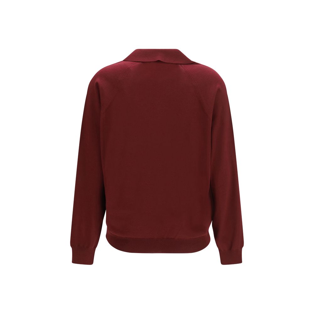 Miu Miu Bordeaux Wool Cardigan