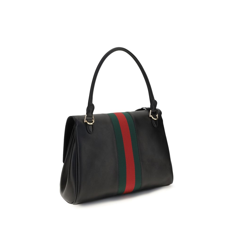 Gucci Black Leather Handbag