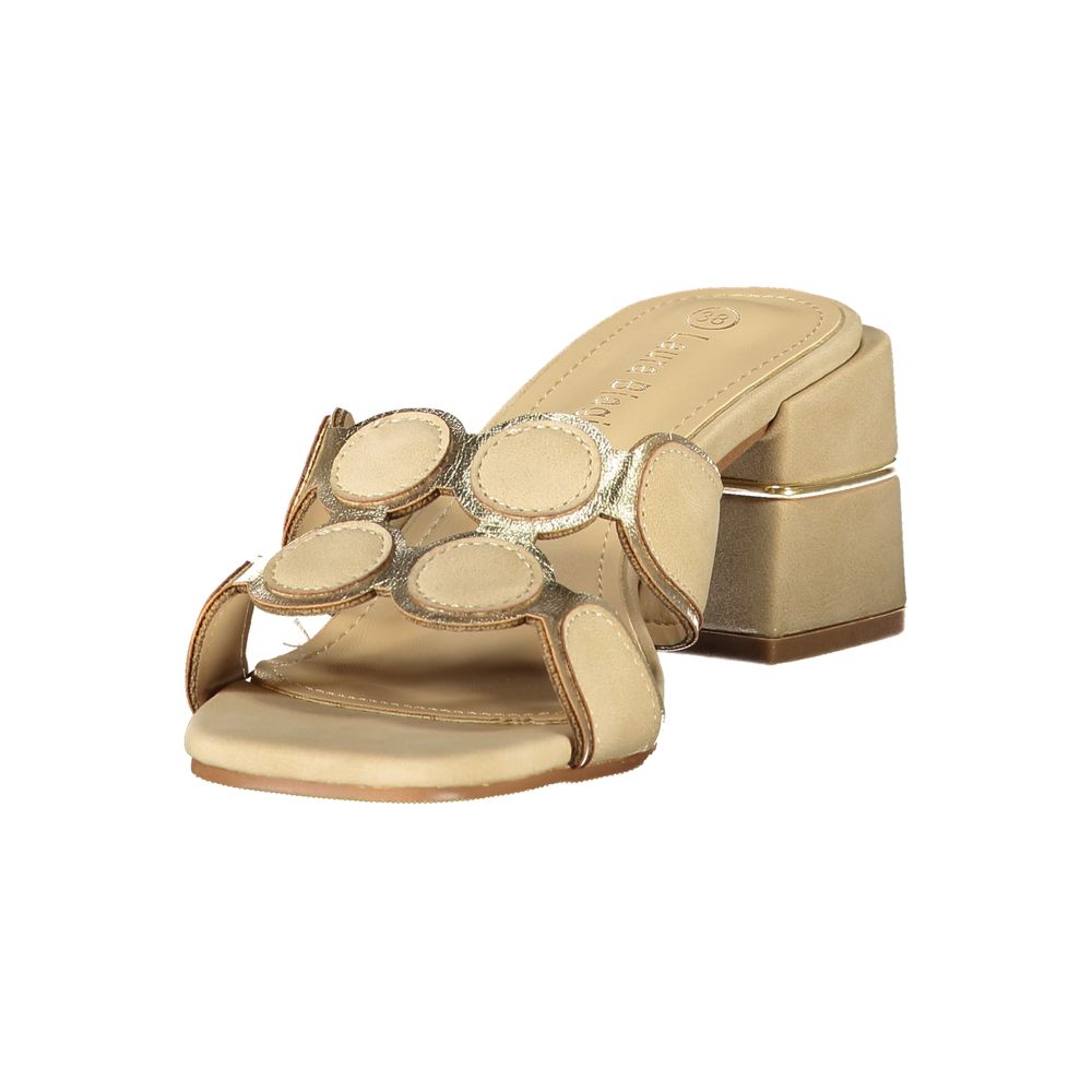 Laura Biagiotti Beige Women's Sandal
