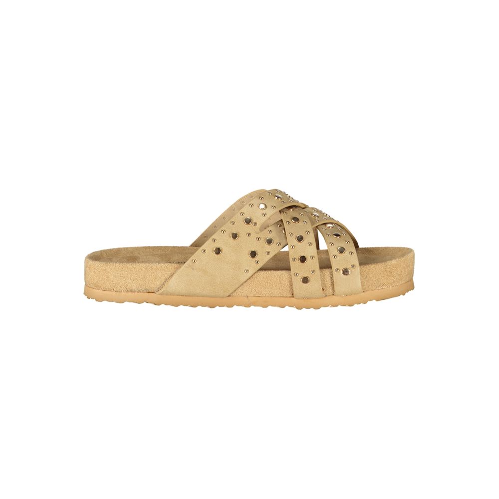 Laura Biagiotti Beige Womens Sandal