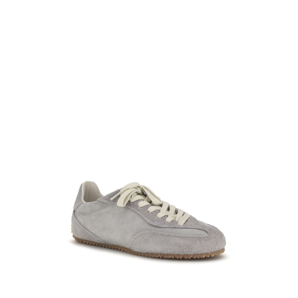 Axel Arigato Gray Leather Low Top Sneakers