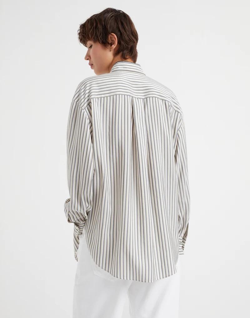 Brunello Cucinelli Multicolor Silk Shirt