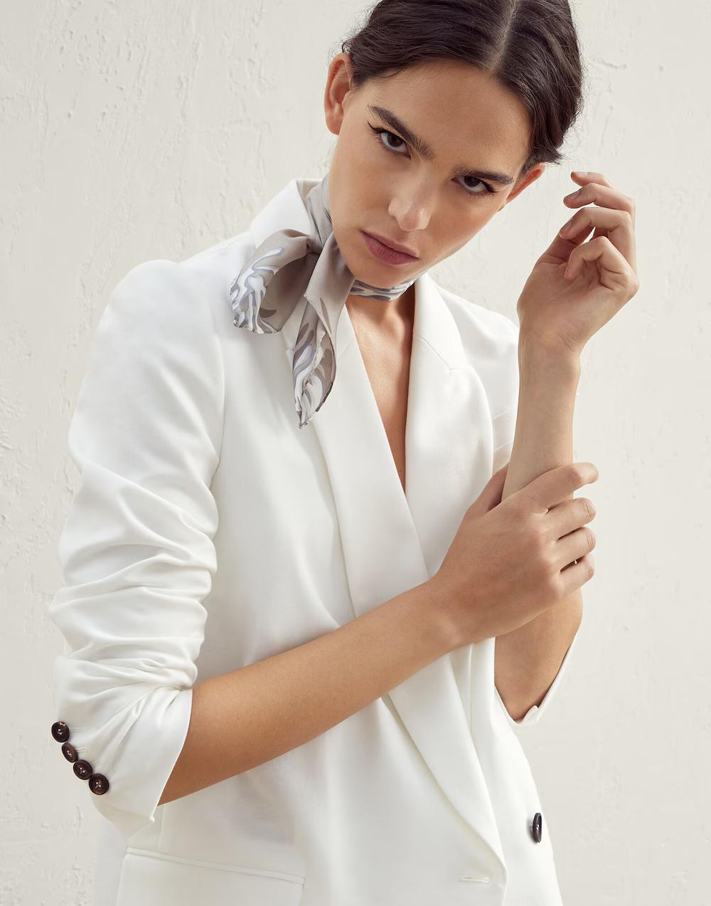 Brunello Cucinelli Natural Cotton Blazer