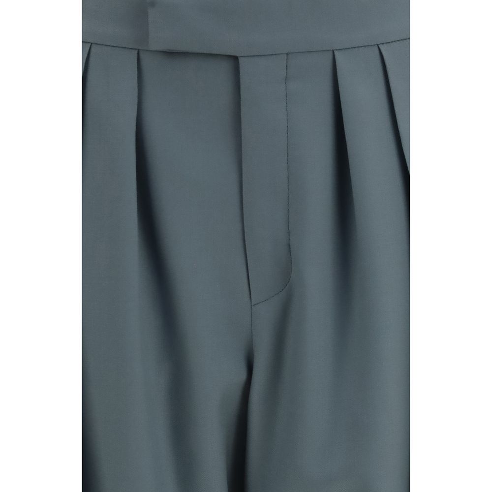 Chloé Bicolor Wool Dress Pants