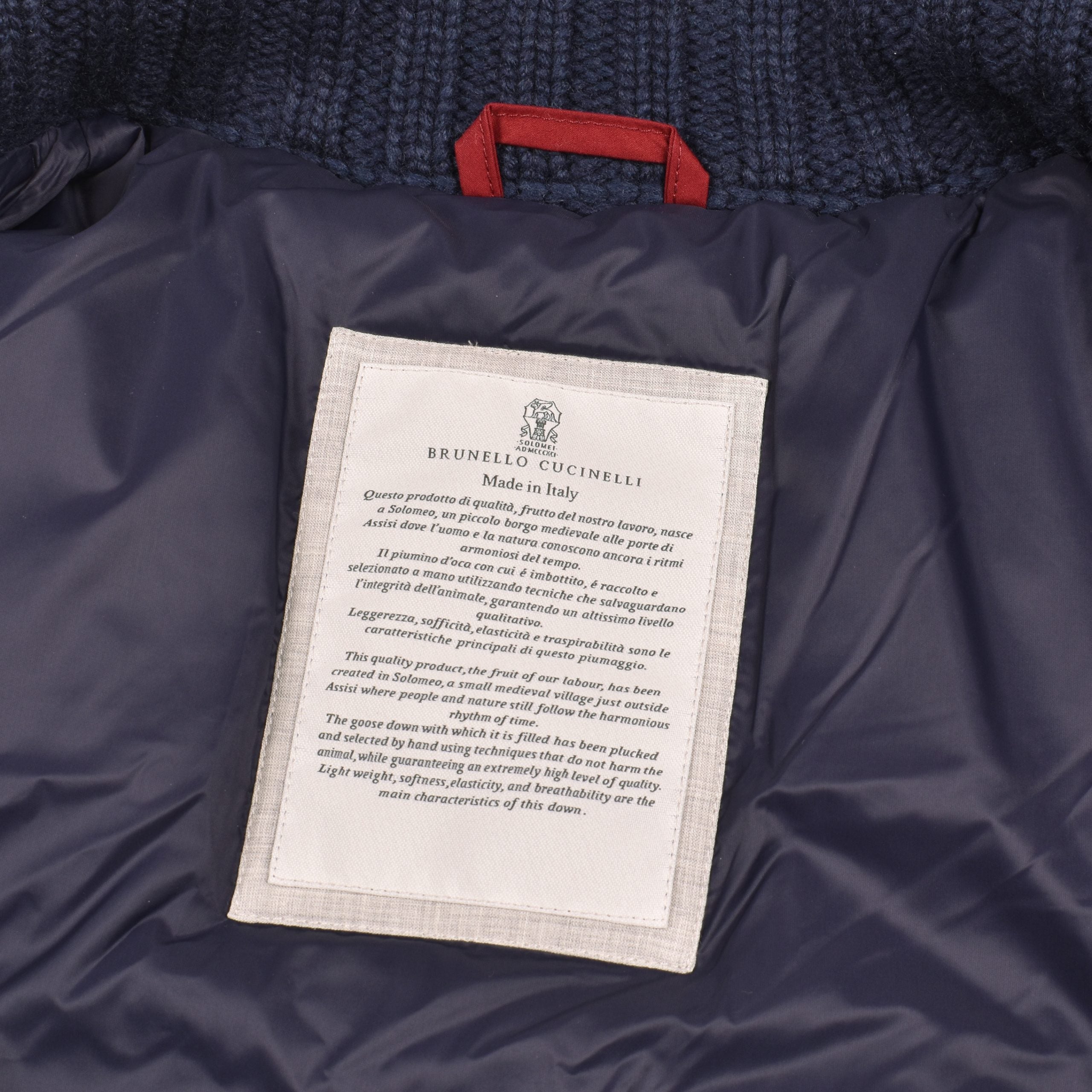 Brunello Cucinelli Blue Cashmere Jacket