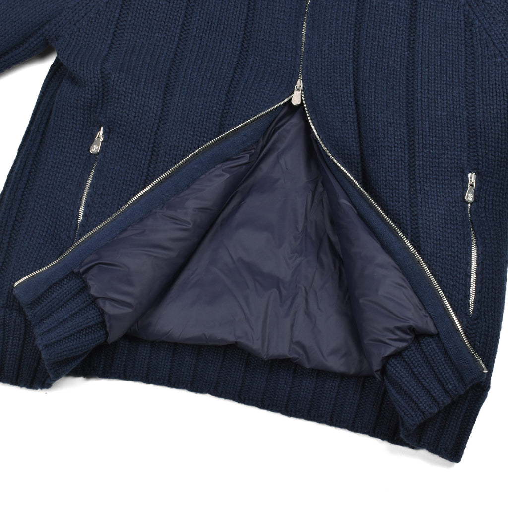 Brunello Cucinelli Blue Cashmere Jacket
