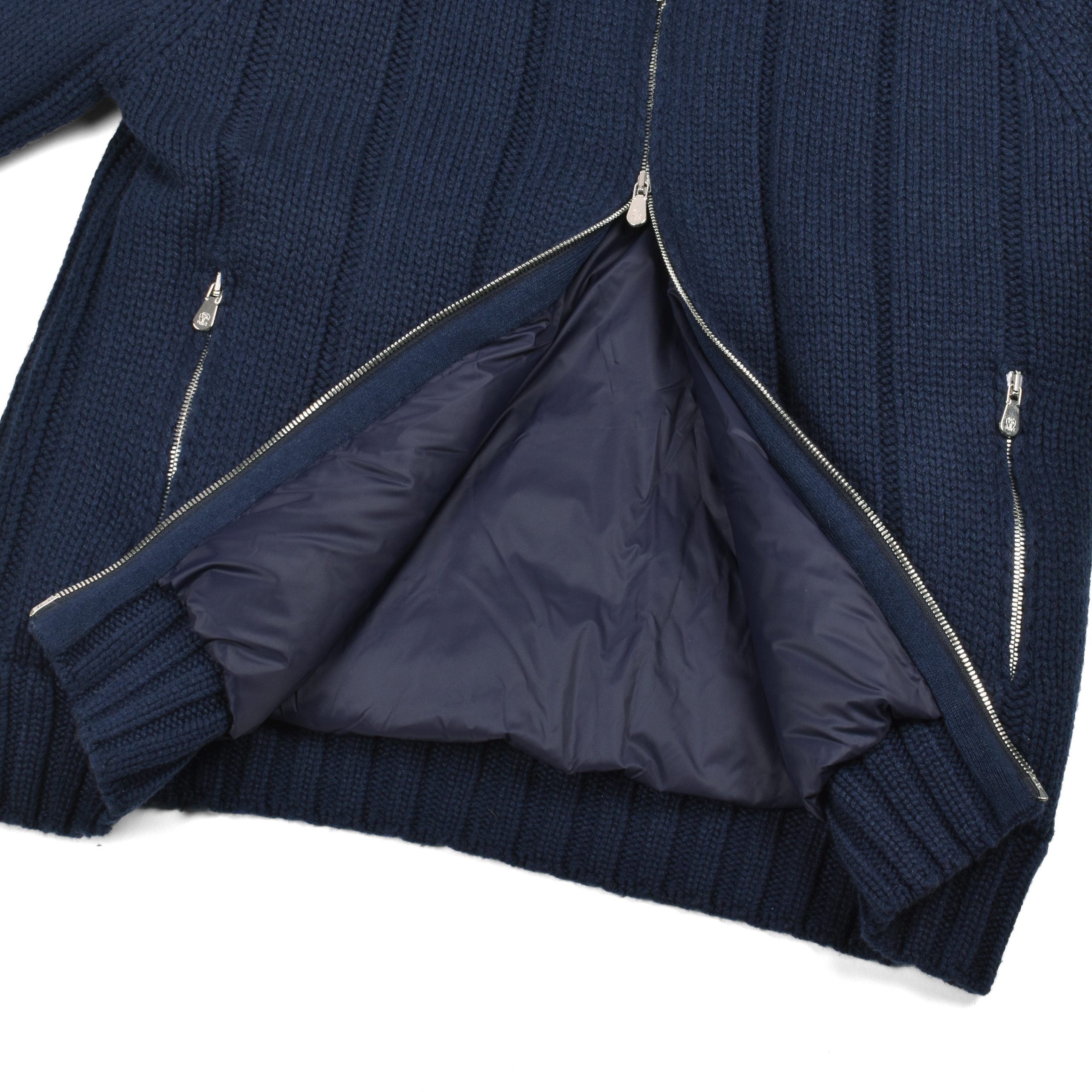 Brunello Cucinelli Blue Cashmere Jacket