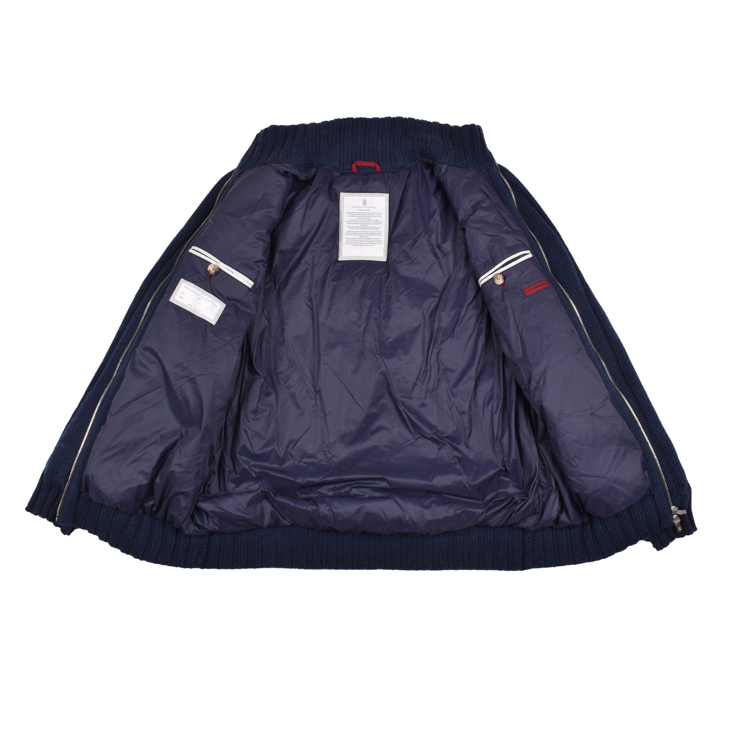 Brunello Cucinelli Blue Cashmere Jacket