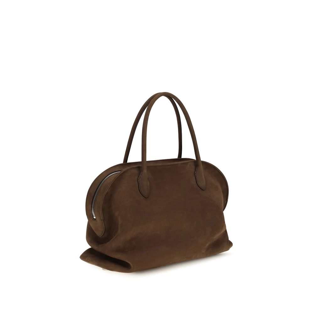 The Row Brown Leather Shoulder Bag