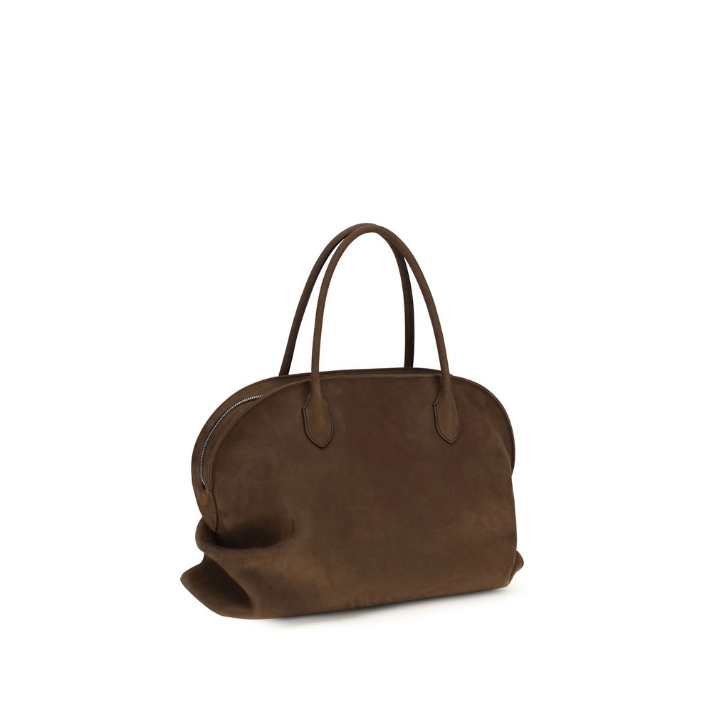 The Row Brown Leather Shoulder Bag
