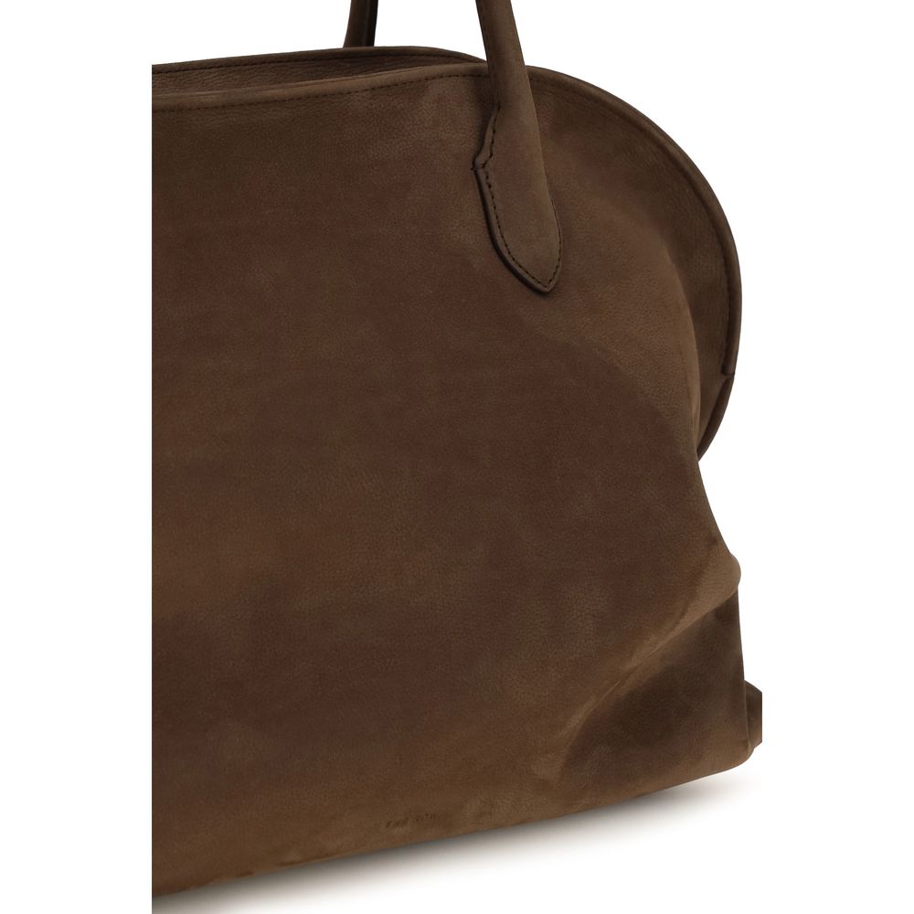The Row Brown Leather Shoulder Bag