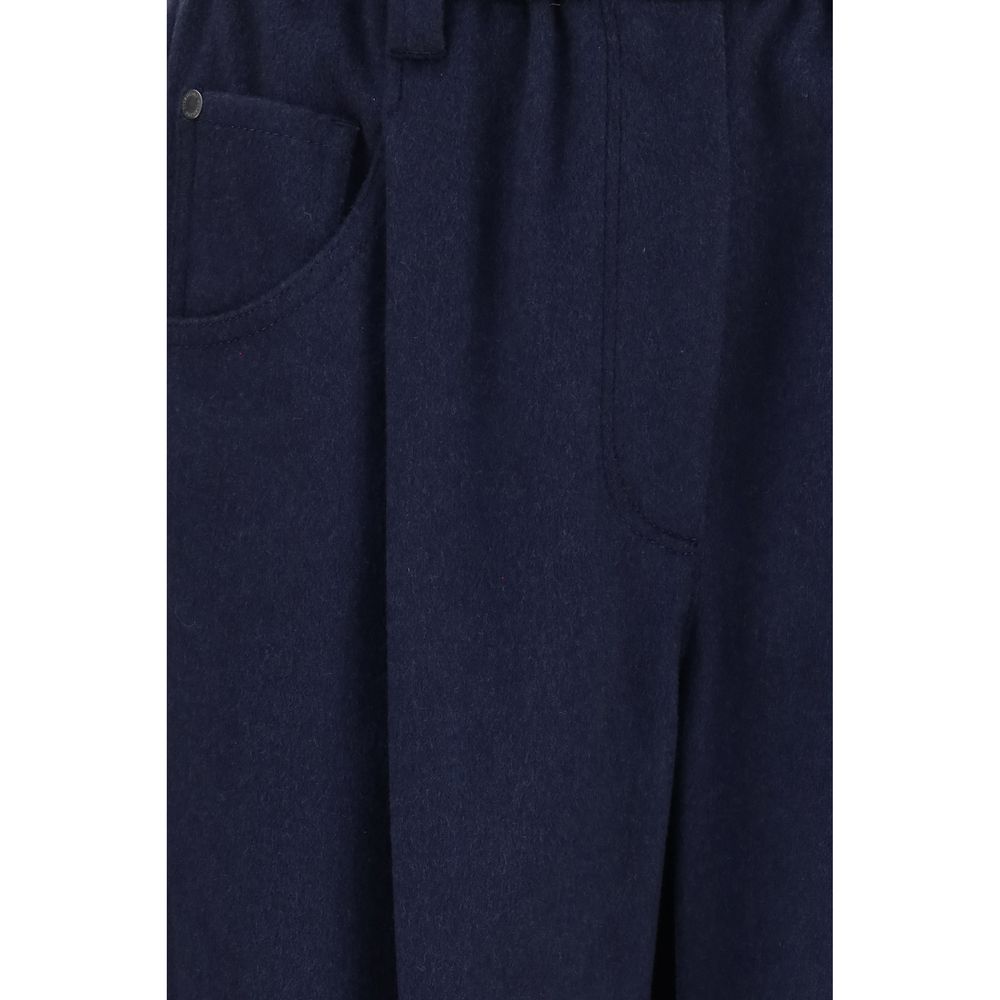 Brunello Cucinelli Blue Wool Pants
