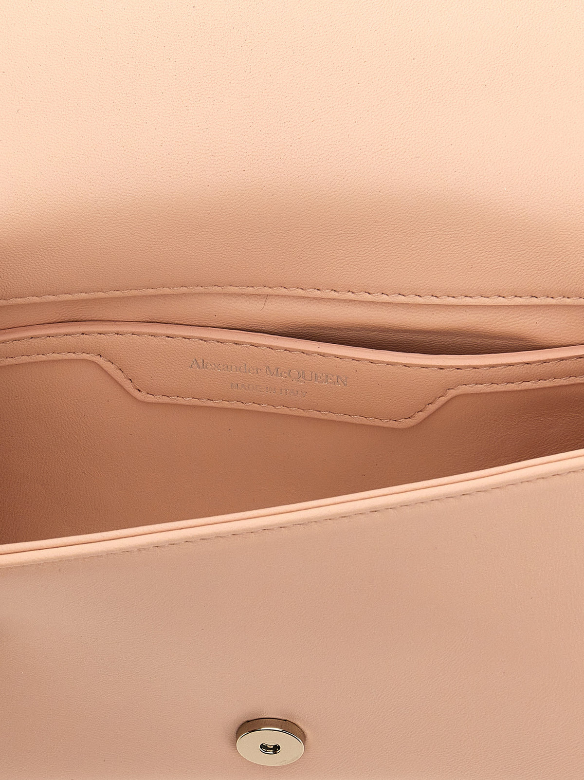 Alexander McQueen Beige Leather Crossbody Bag