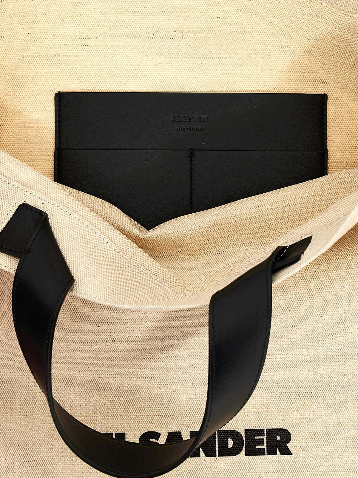 Jil Sander Jute Tote Bag