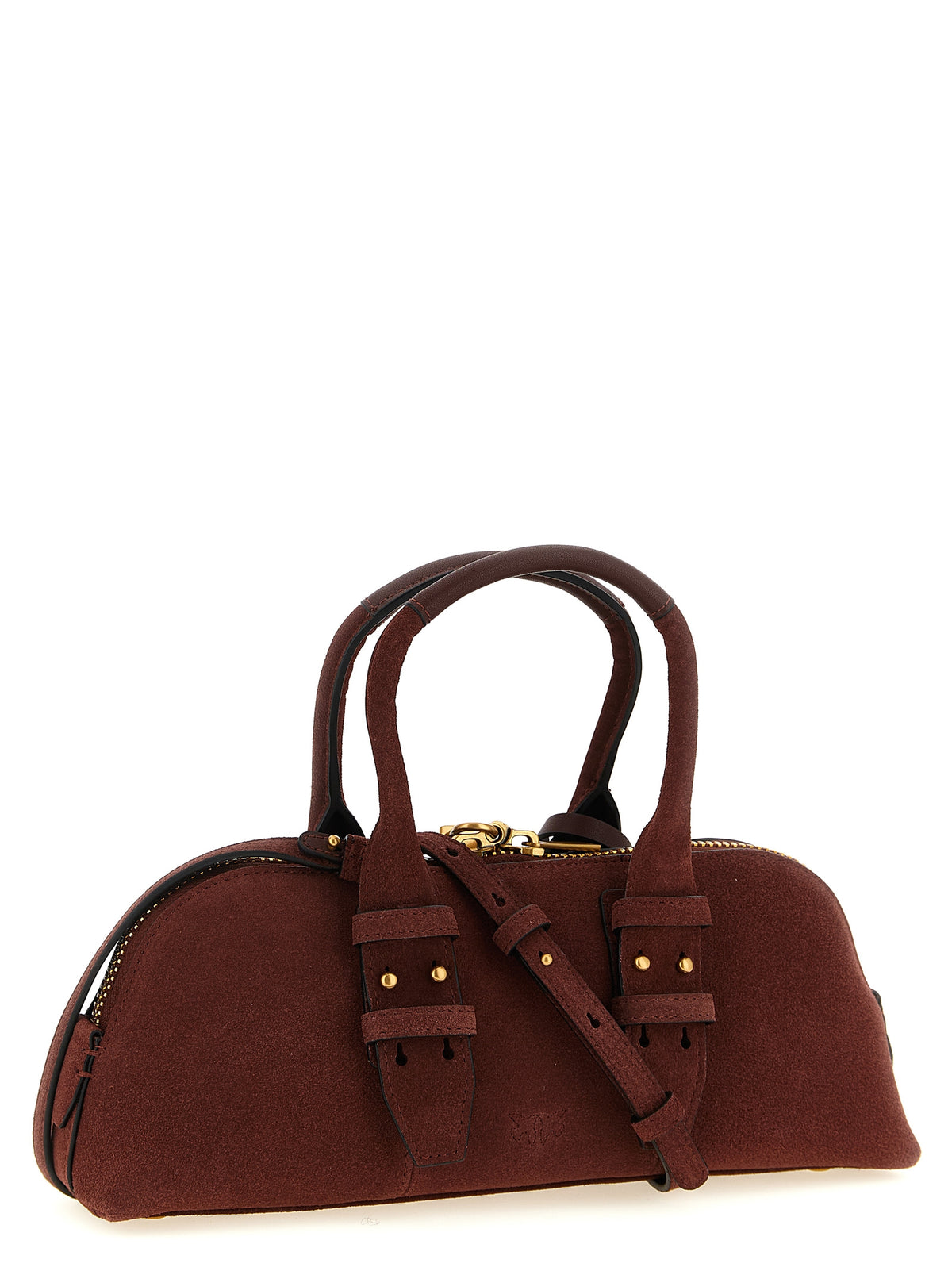 PINKO Bordeaux Cowhide Shoulder Bag