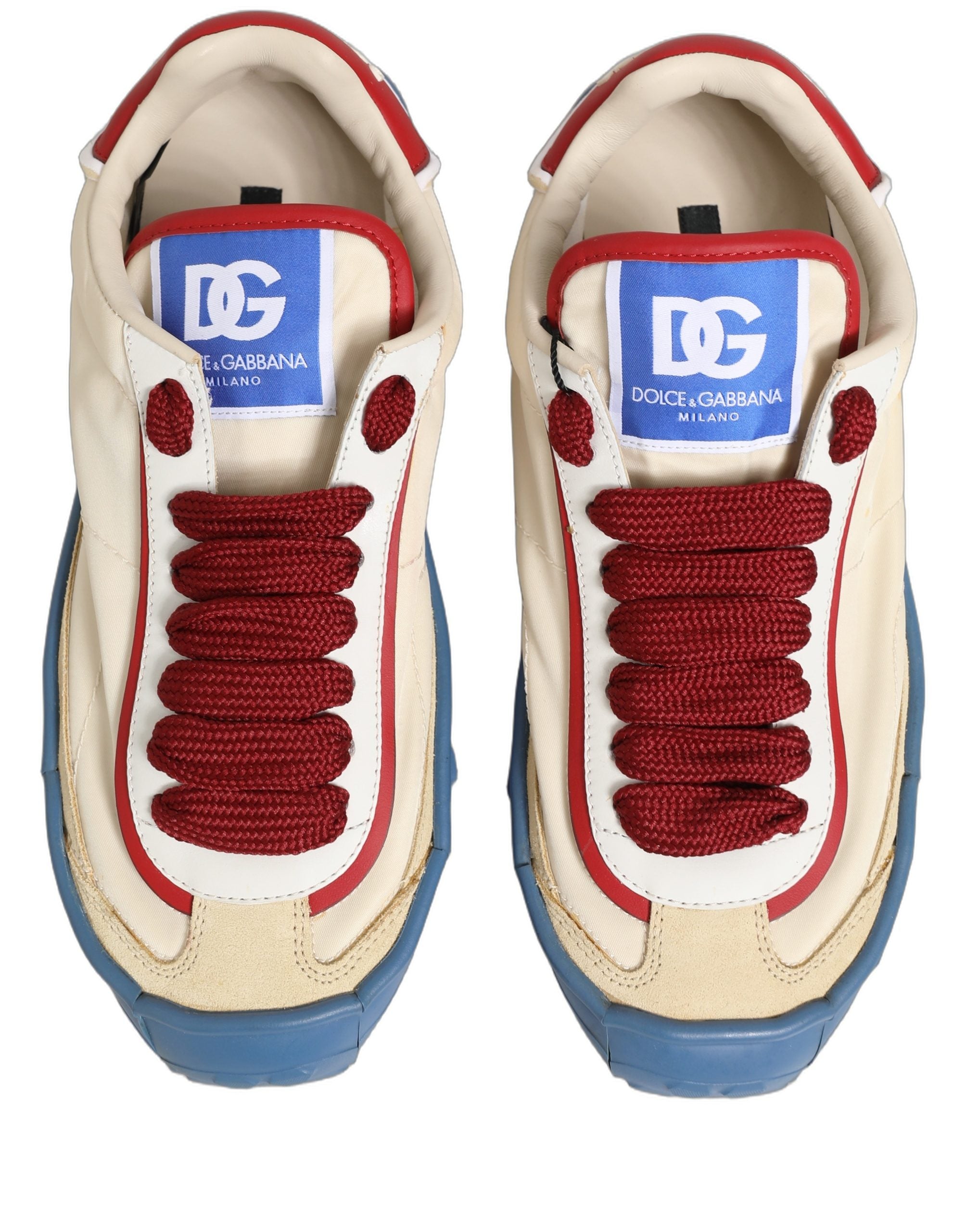 Pre-Owned Dolce & Gabbana Multicolor Old Runner Lace Up Sneakers Shoes