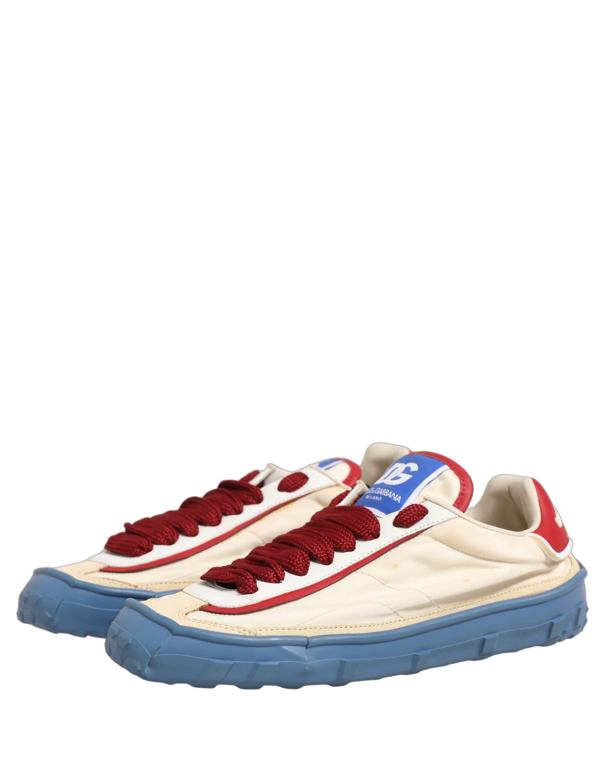 Pre-Owned Dolce & Gabbana Multicolor Old Runner Lace Up Sneakers Shoes