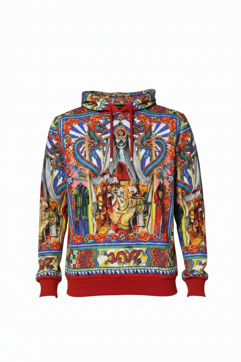 Dolce & Gabbana Teatro Dei Pupi Graphic Printed Hoodie