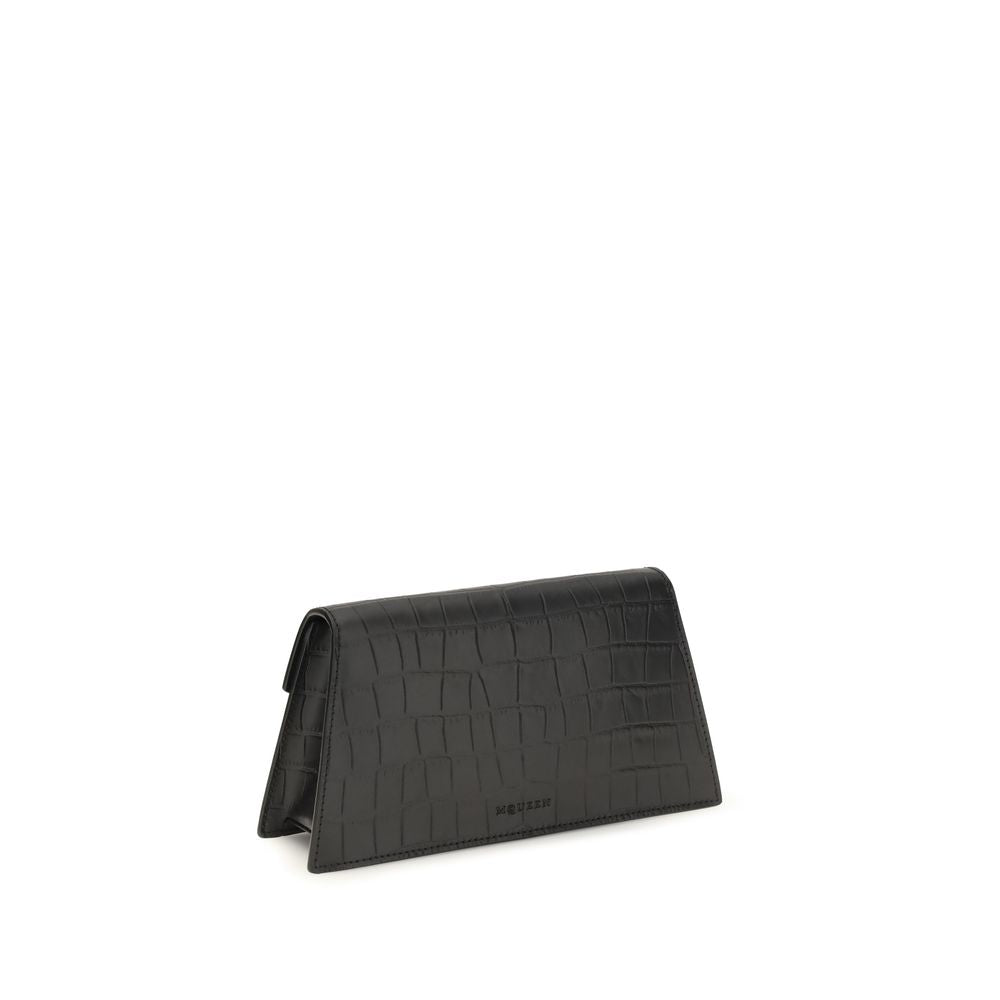 Alexander McQueen Black Leather Shoulder Bag