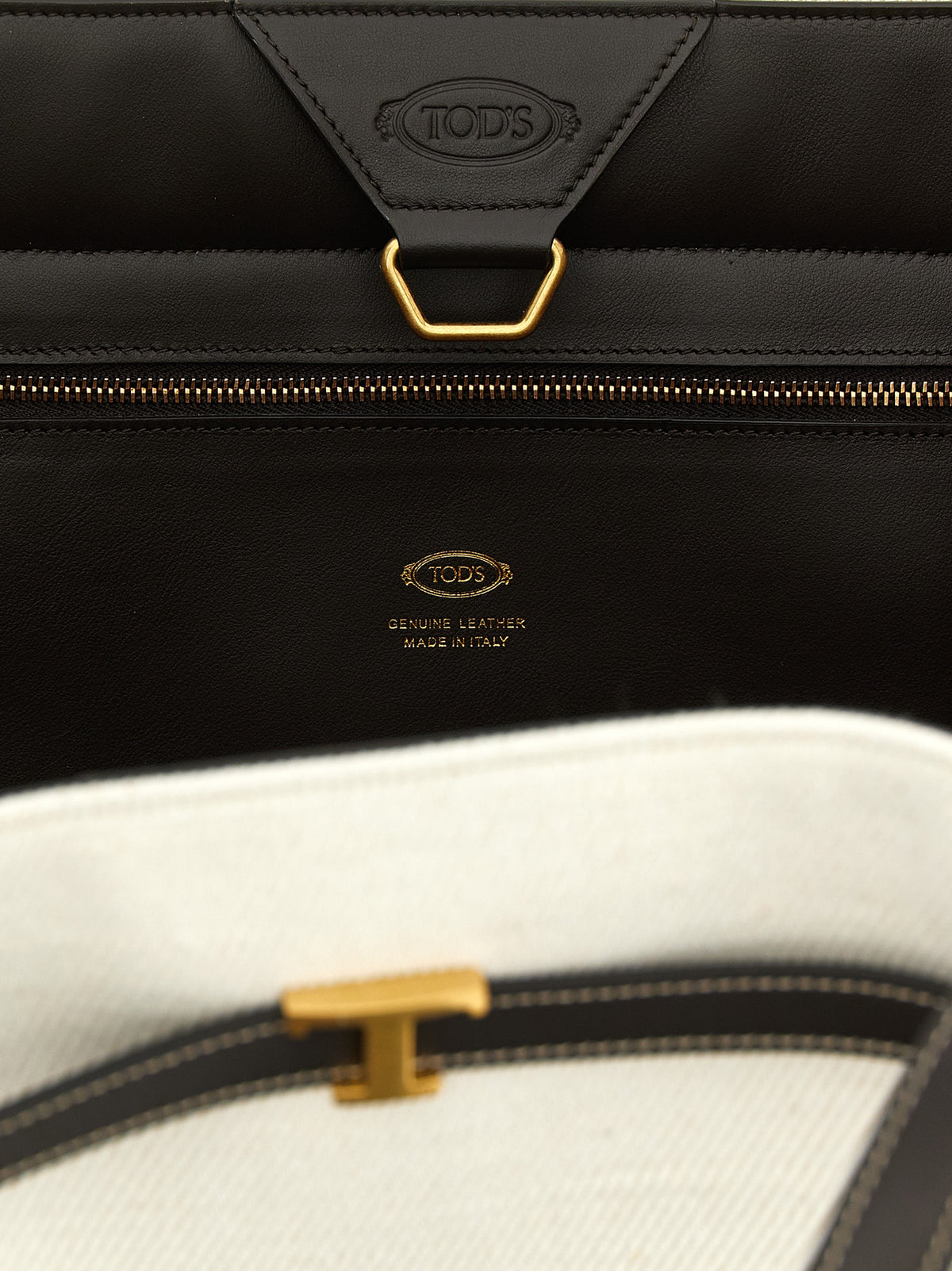 Tod's Linen Tote Bag