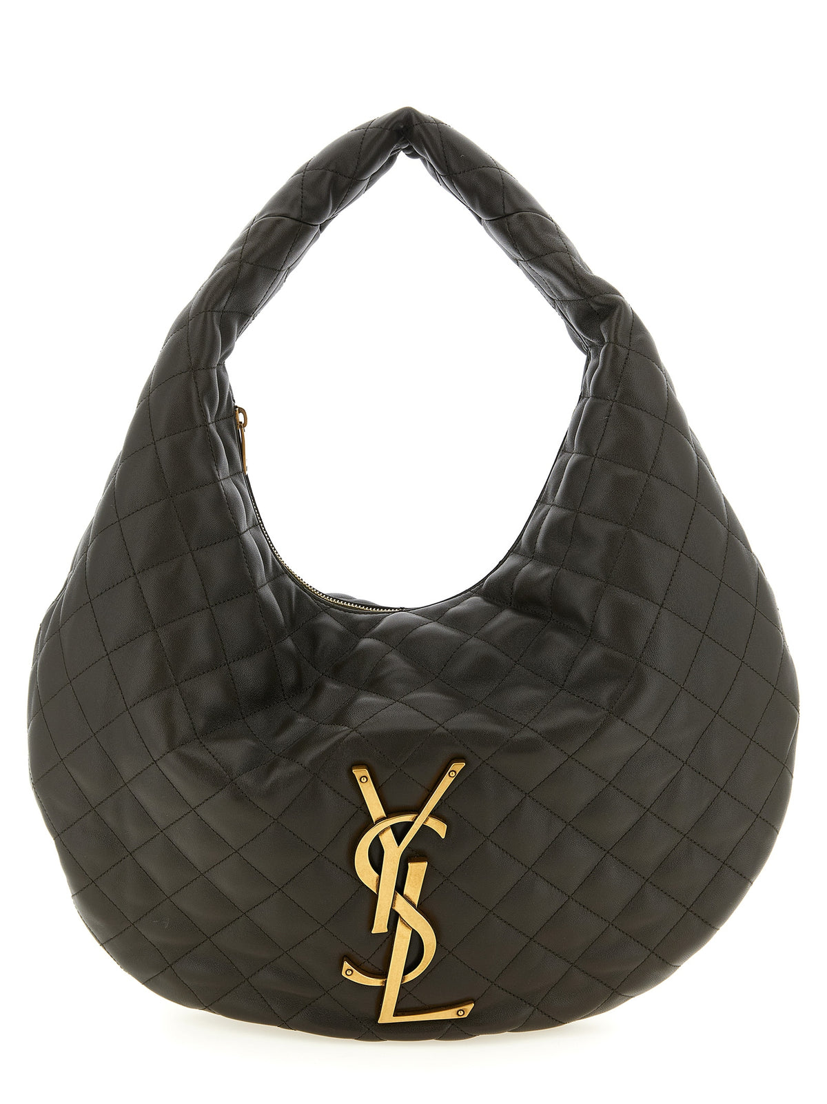 Saint Laurent Brown Leather Shoulder Bag