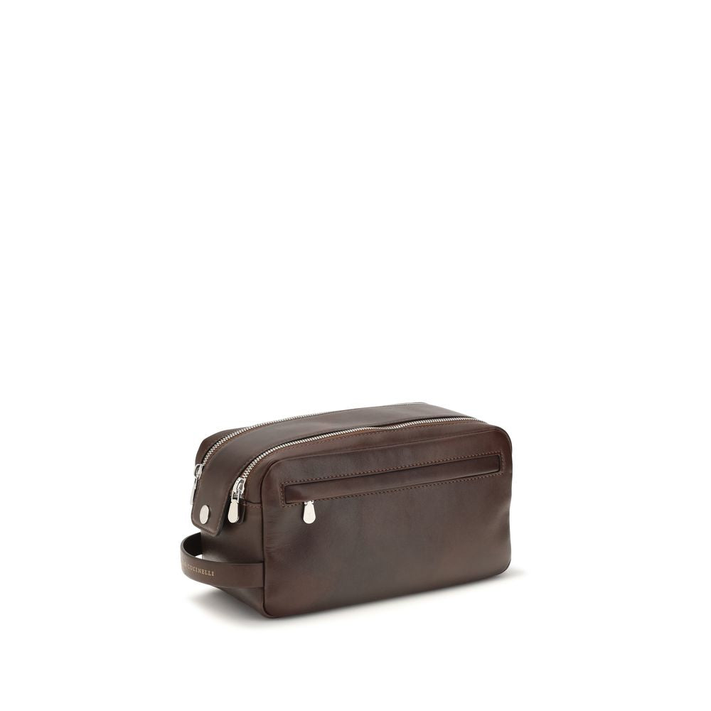 Brunello Cucinelli Brown Leather Wallet