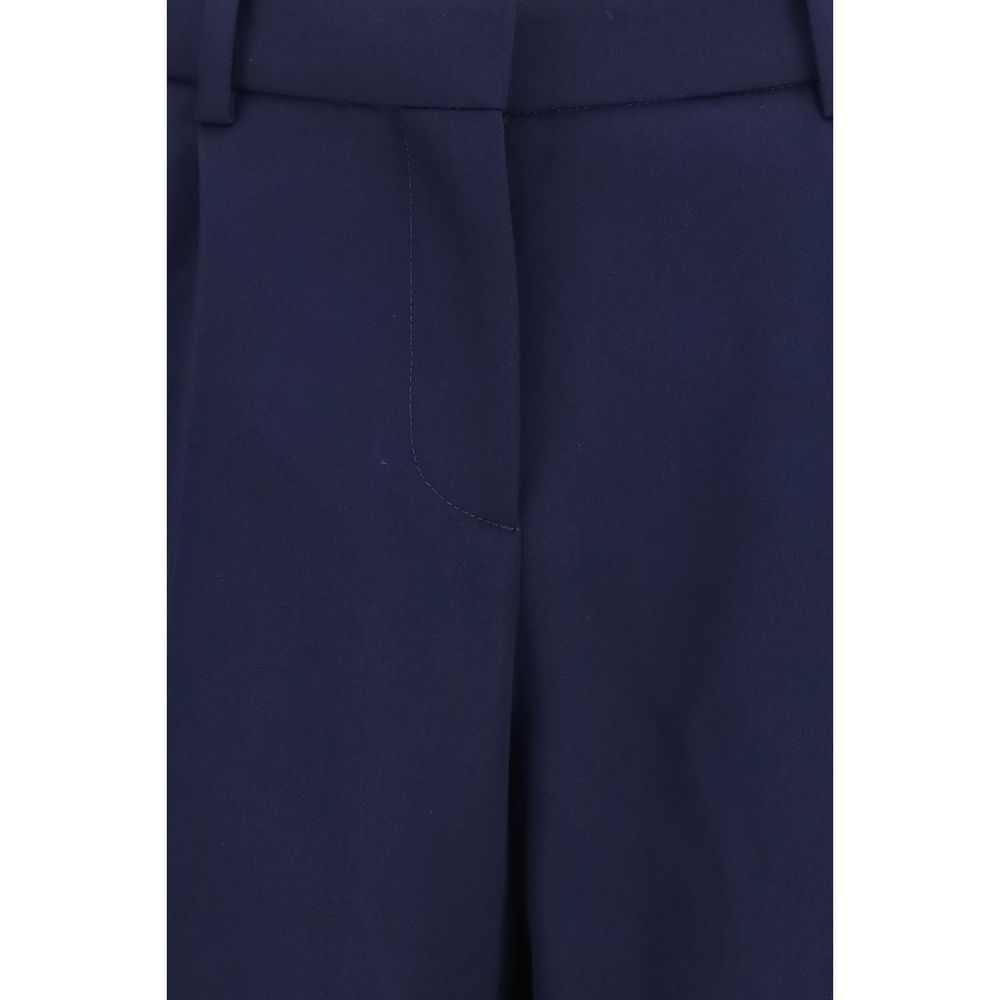 Balenciaga Blue Wool Pants