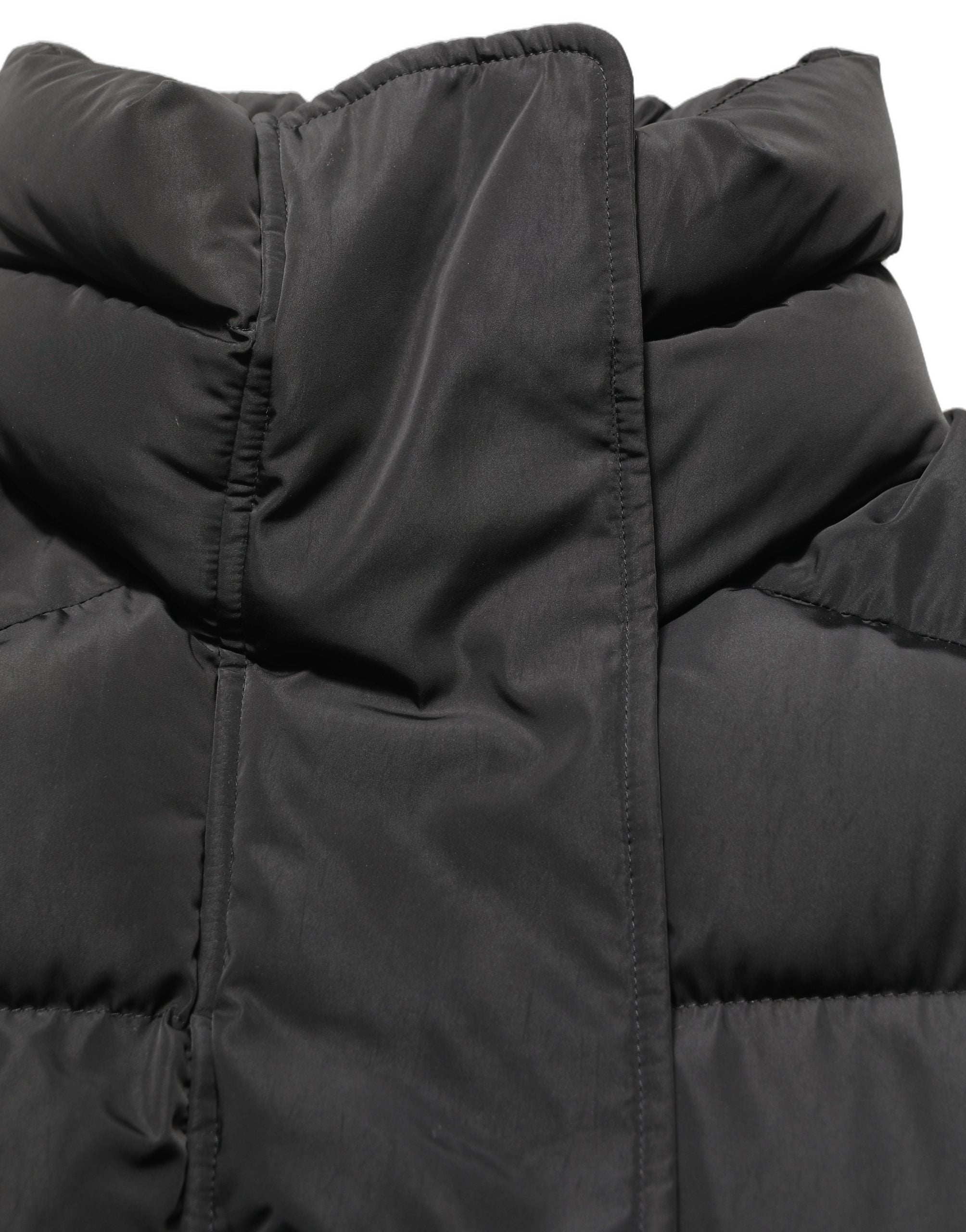 Dolce & Gabbana Black Sleeveless Padded Men Puffer Jacket