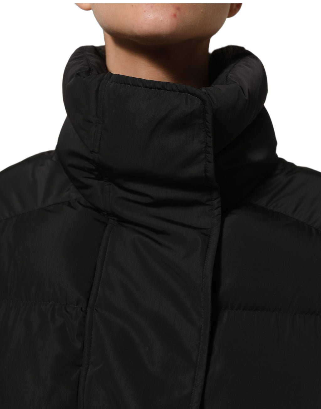 Dolce & Gabbana Black Sleeveless Padded Men Puffer Jacket
