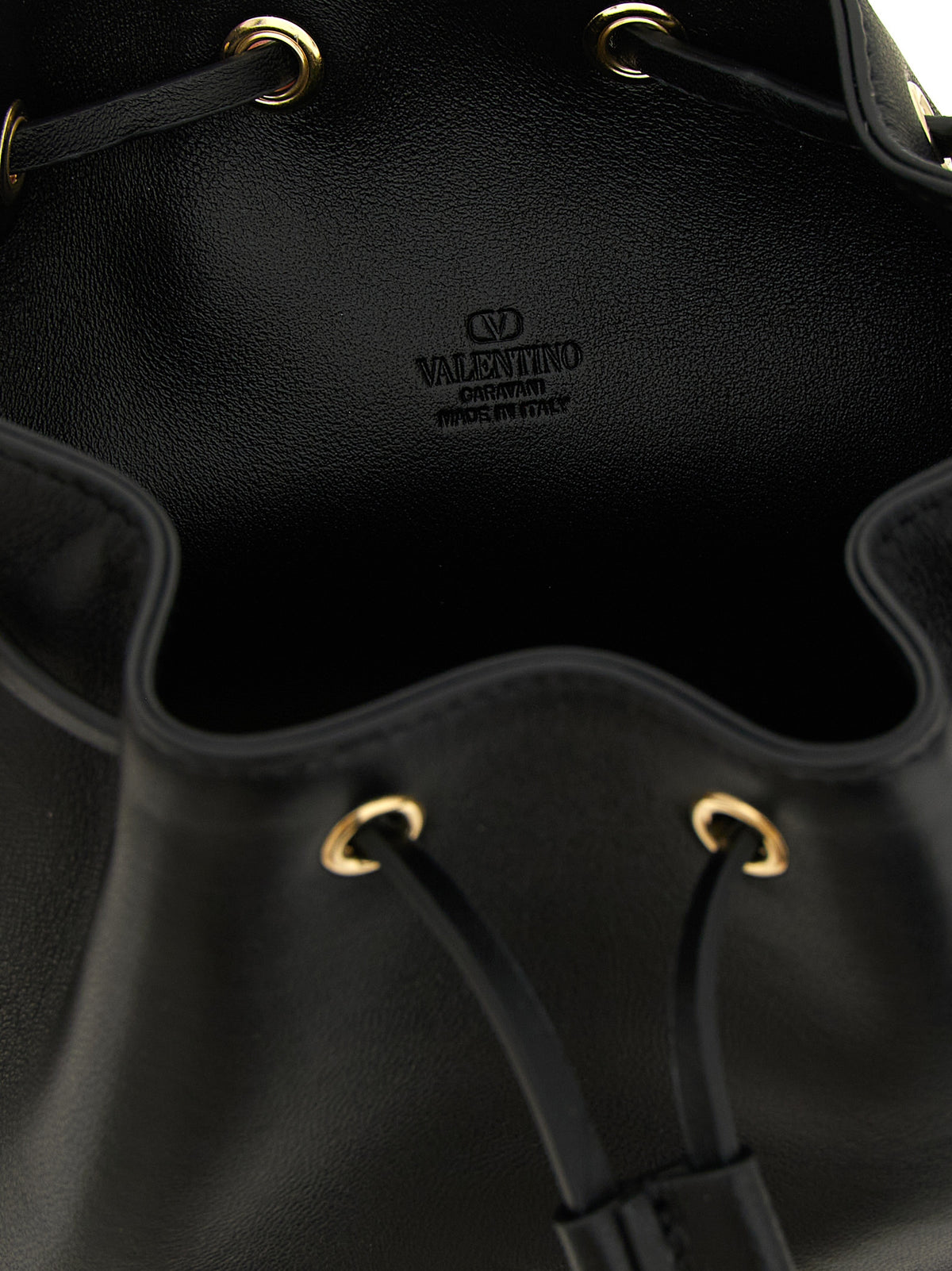 Valentino Garavani Black Leather Crossbody Bag