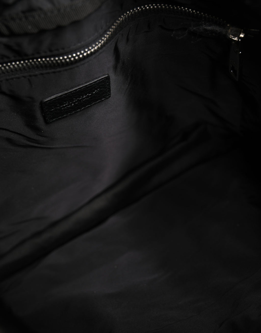 Dolce & Gabbana Black White Striped Drawstring Backpack Men Bag