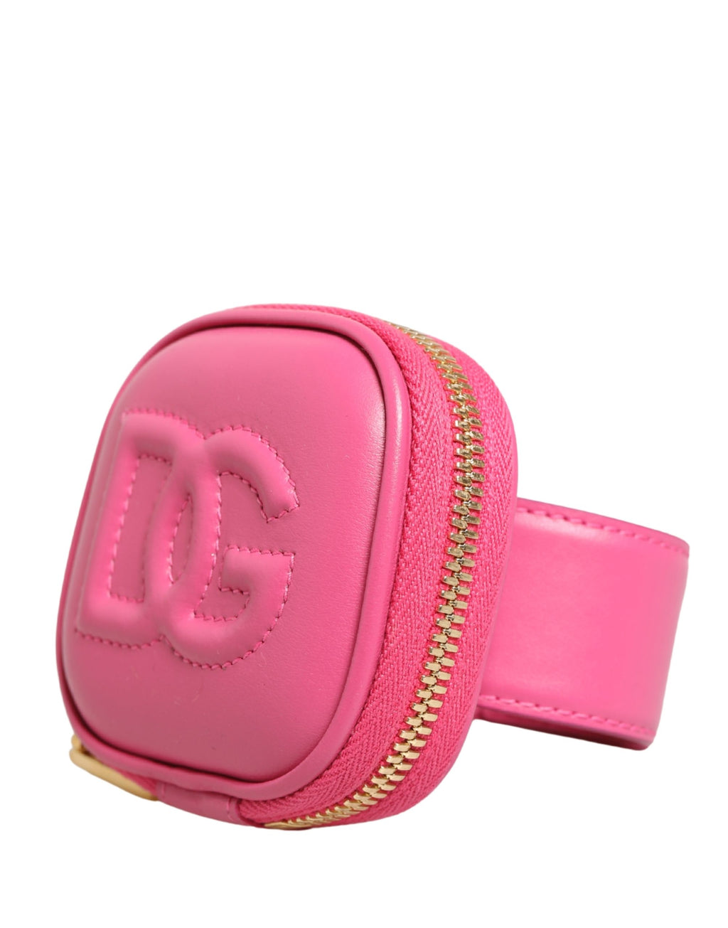 Dolce & Gabbana Pink Leather DG Logo MULTIFUNCTIONAL KIT Borse Bag