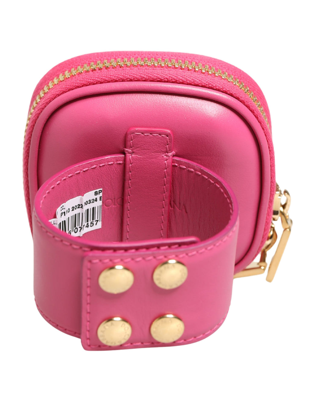 Dolce & Gabbana Pink Leather DG Logo MULTIFUNCTIONAL KIT Borse Bag