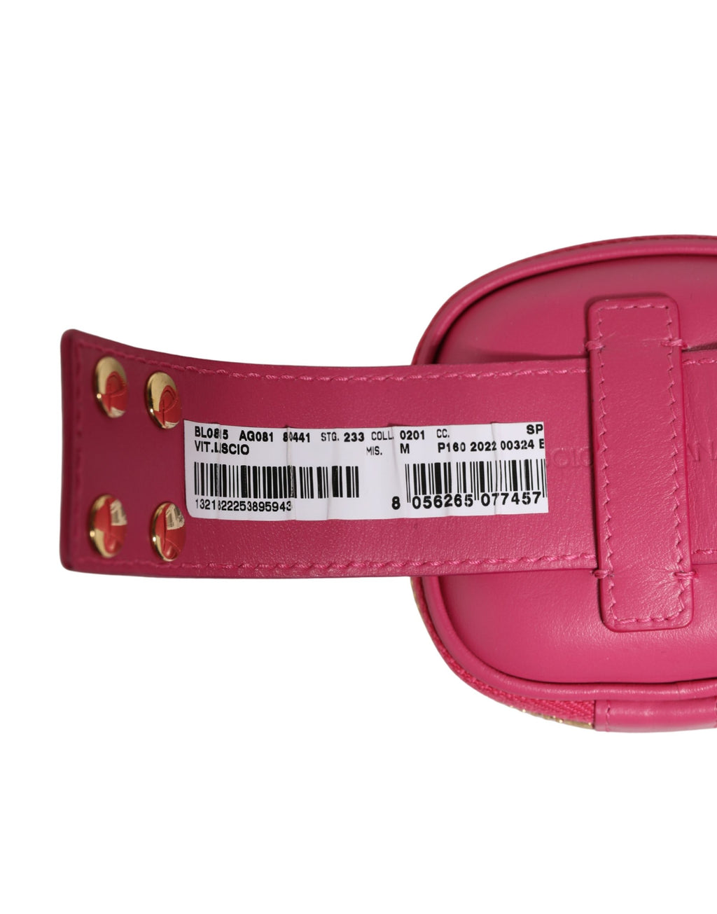 Dolce & Gabbana Pink Leather DG Logo MULTIFUNCTIONAL KIT Borse Bag
