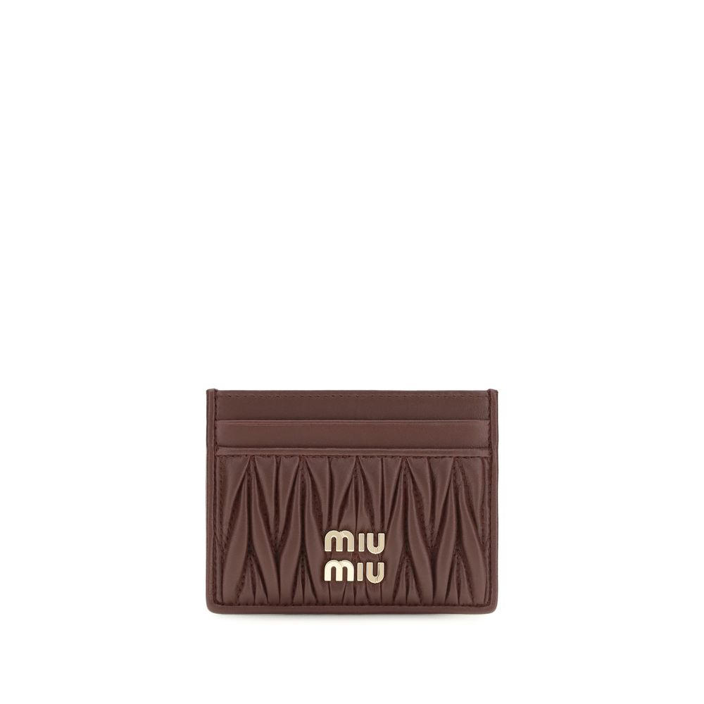 Miu Miu Bordeaux Aries Aries Wallet