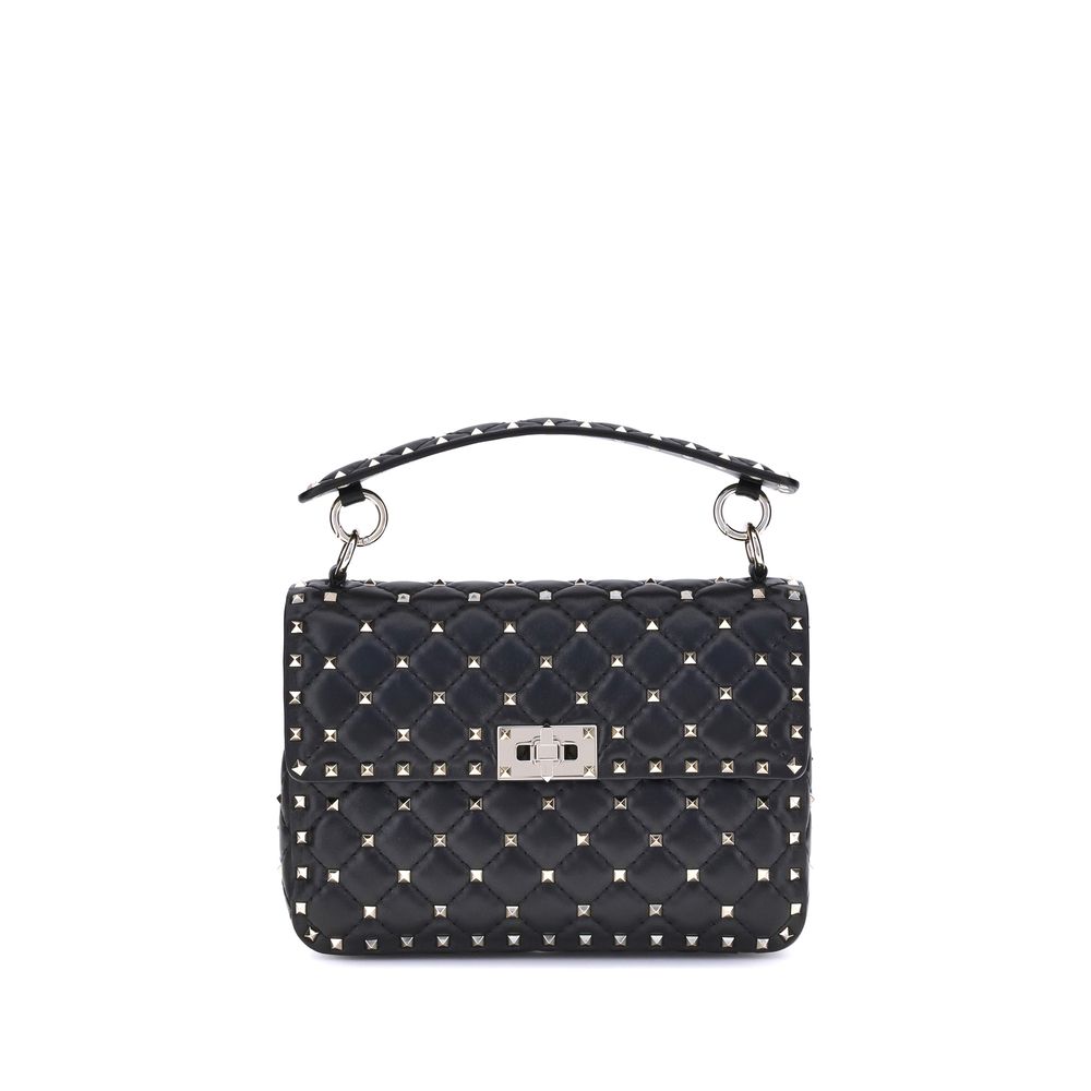 Valentino Garavani Black Aries Aries Shoulder Bag
