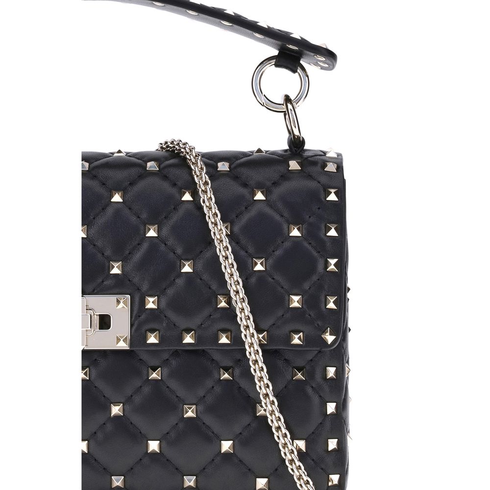 Valentino Garavani Black Aries Aries Shoulder Bag